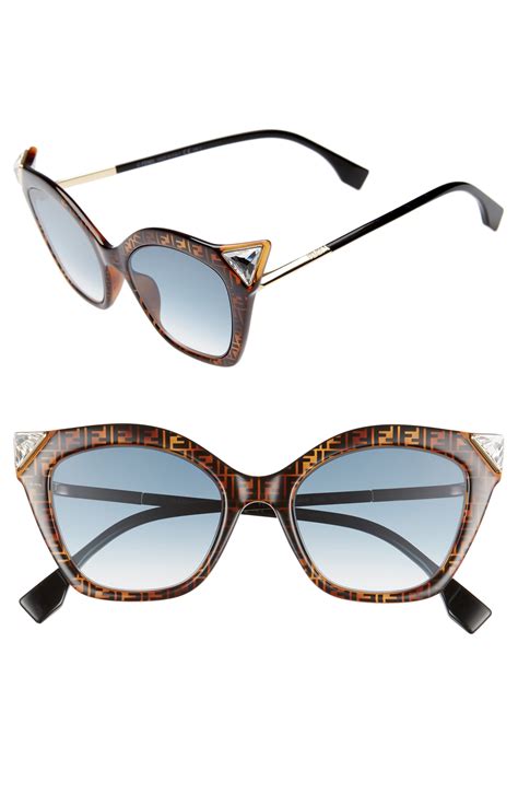 fendi sunglasses women cat eye|fendi cat eye sunglasses black.